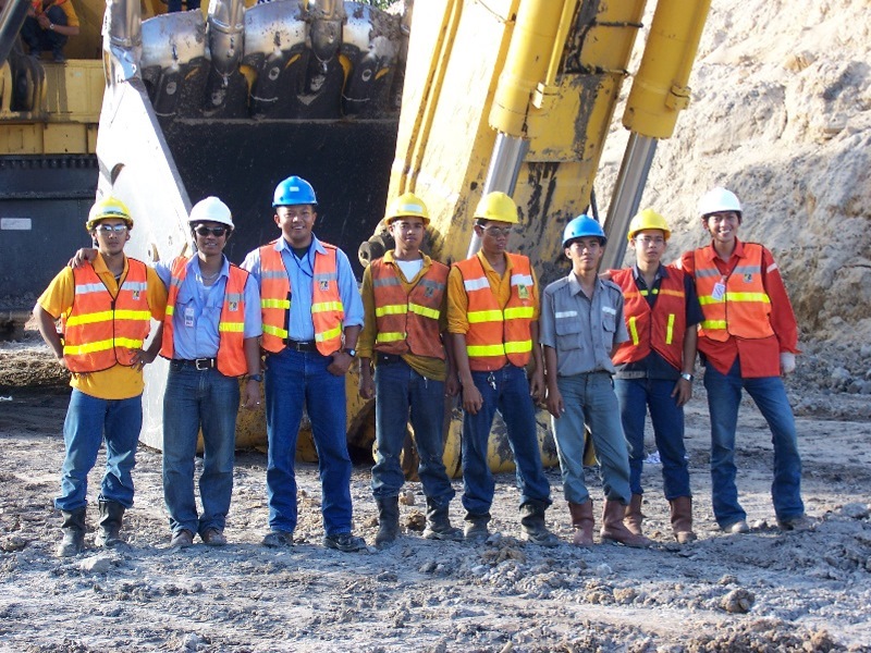 PAMA- Indonesia use Orlaco Camera Solutions for their Komatsu PC3000 Excavators