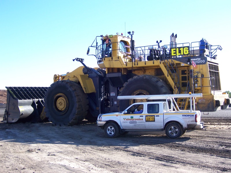 BMA- LSM Technologies /  Orlaco Solution for Komatsu WA1200 Loader