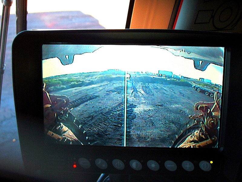 LCD Monitor rear view CCCamera- a clear image in dust & the high light intensity of the WA Sun