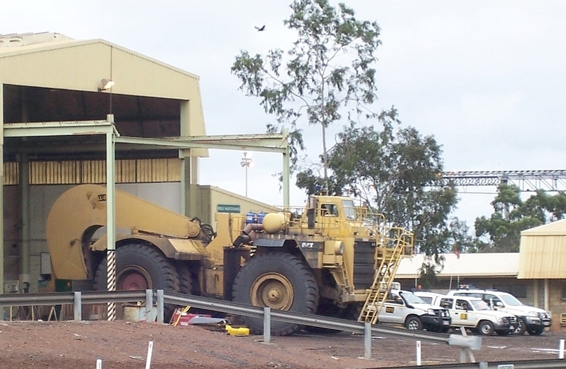 CAT Giant Low Loader for transporting heavy mining equipment