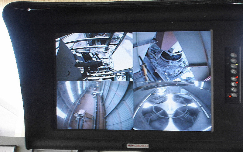 Quad Split View on 15 inch Heavy Duty LCD Monitor