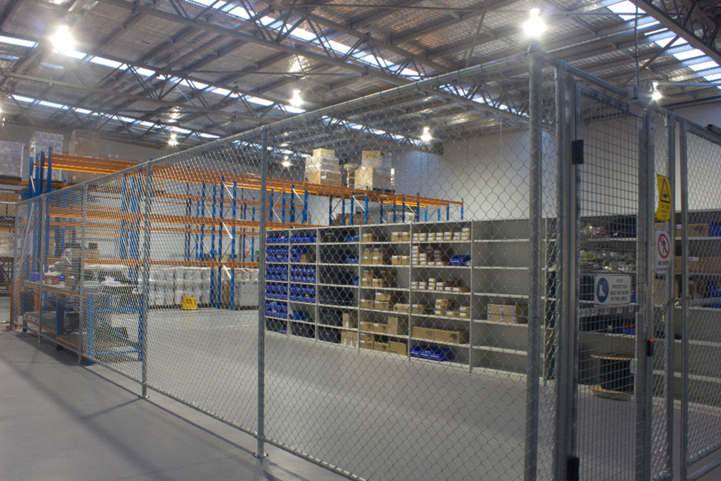 Secured Warehouse Area