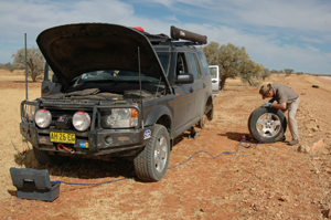 Outback Travelling Australia never leaves without Ride- on Tyre Sealants  / Balancers and TPMSystems