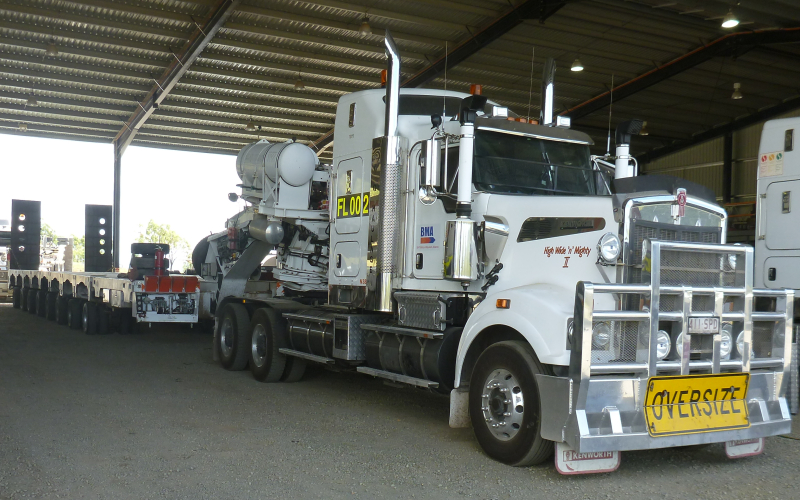 In-Cab TMSystem for Heavy Haulage Float Trailers