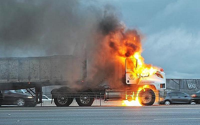 LSM TyreGuard® integrated TMSystem adverts Potential Tyre Fire Disaster