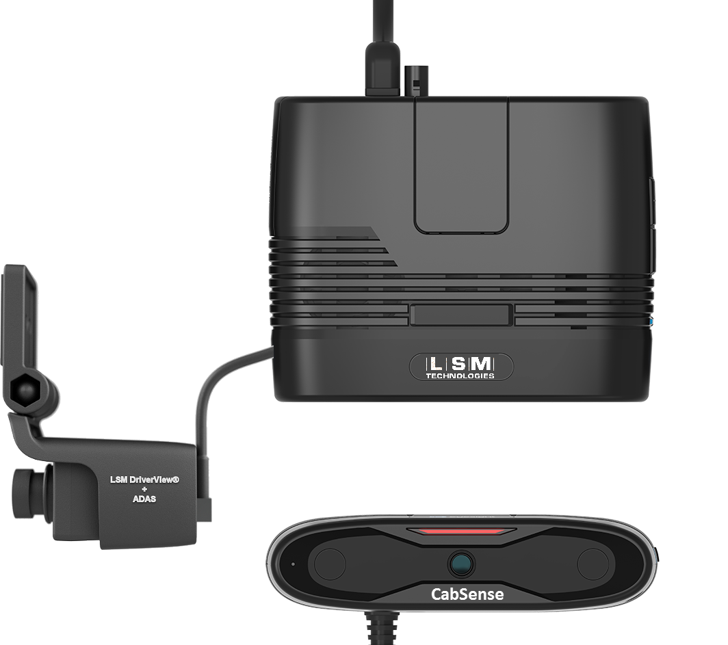 LSM DriverView® Forward Facing DashCam Camera Recording + ADAS