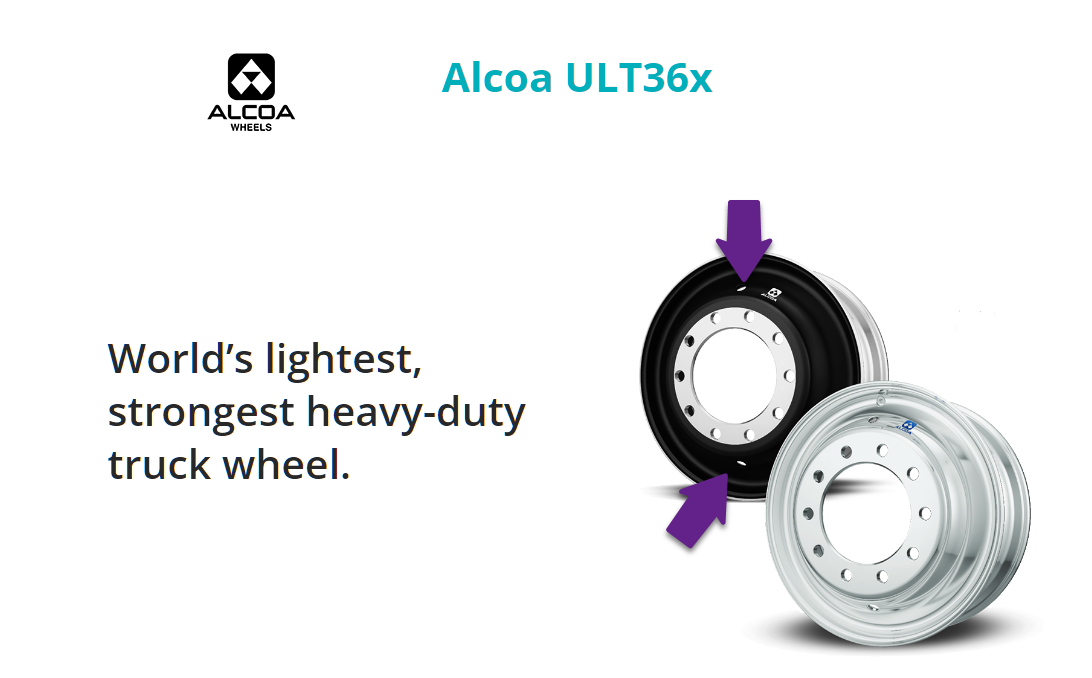 Alcoa Wheels designed for Tyre Monitoring Systems-  with Dual Valve Holes